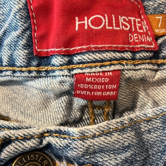 Hollister super flare ripped jeans - Picture 2 of 4